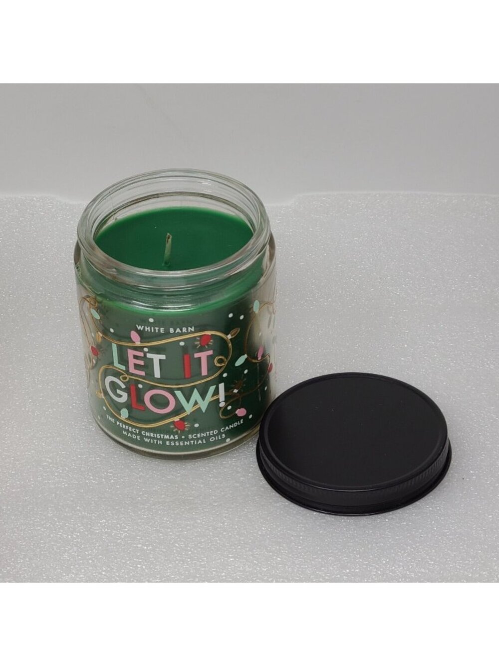 Bath & Body Works The Perfect Christmas Let It Glow Single Wick 7 oz Candle